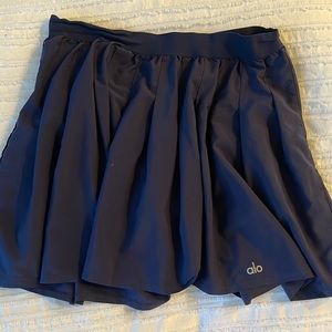 ALO YOGA TENNIS SKIRT TRUE NAVY